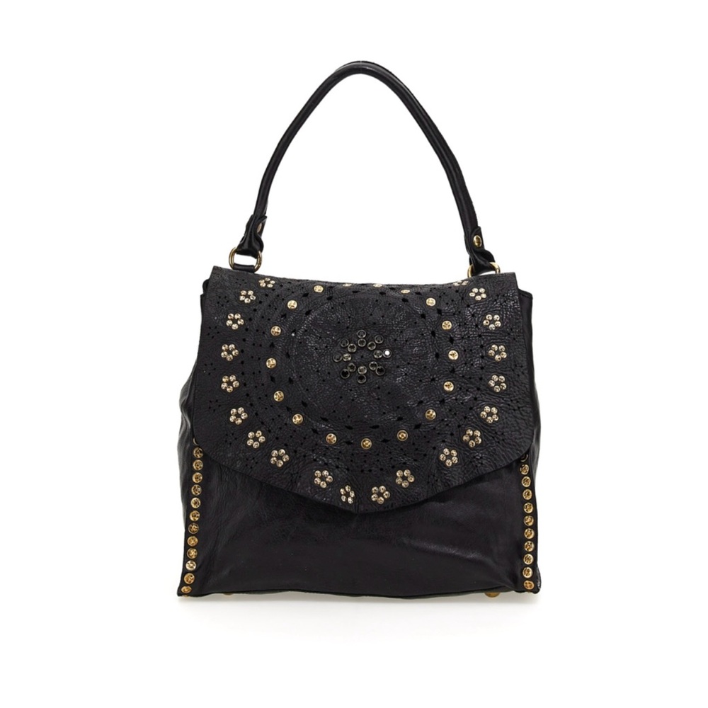 Rare Campomaggi echinacea free people black purse